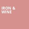 Iron Wine, The Anthem, Washington