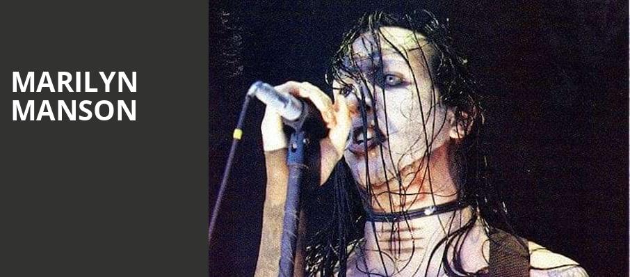 Marilyn Manson, The Fillmore Silver Spring, Washington