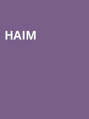 Haim, The Anthem, Washington
