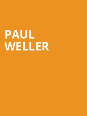 Paul Weller, Lincoln Theater, Washington