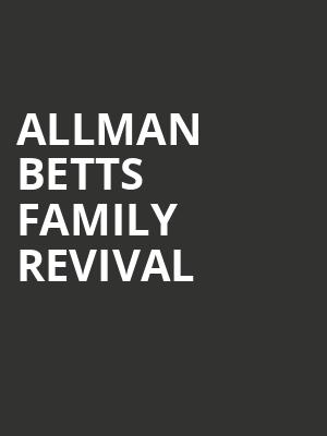 Allman Betts Family Revival, Capital One Hall, Washington