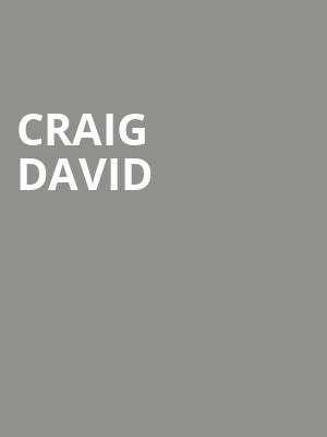 Craig David, Warner Theater, Washington