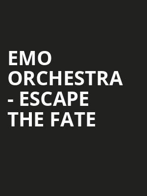 Emo Orchestra Escape the Fate, The Fillmore Silver Spring, Washington