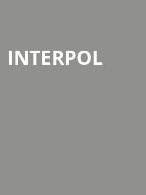 Interpol, 930 Club, Washington