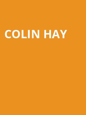 Colin Hay, Capital One Hall, Washington