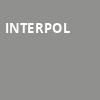 Interpol, 930 Club, Washington