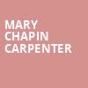 Mary Chapin Carpenter, Birchmere Music Hall, Washington