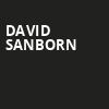 David Sanborn, Birchmere Music Hall, Washington