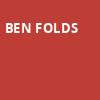 Ben Folds, Kennedy Center Concert Hall, Washington