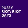 Pussy Riot Riot Days, 930 Club, Washington