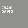 Craig David, Warner Theater, Washington