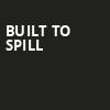Built To Spill, 930 Club, Washington
